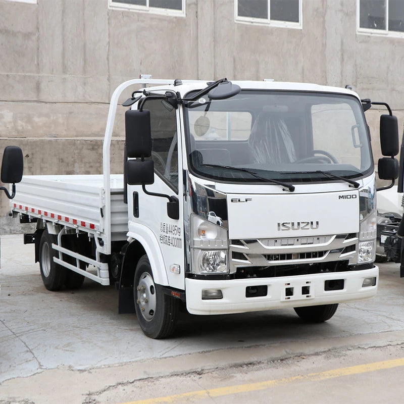 Isuzu ELF M100 1-5ton 4x2 Dropside Cargo Truck New Diesel Light Truck Euro 6 LHD for Logistics Transportation