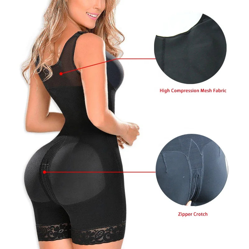 Private Label Shapers Tummy Control Women Shapers Original Colombian Girdle High Compression Bbl Garment Hourglass Girdles