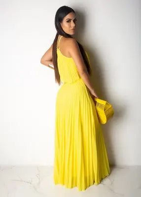 Summer Two Piece Long Dress Women Elegant 2 Piece Set Crop Top and Skirt Set Sexy Sleeveless Beach Party Outfit