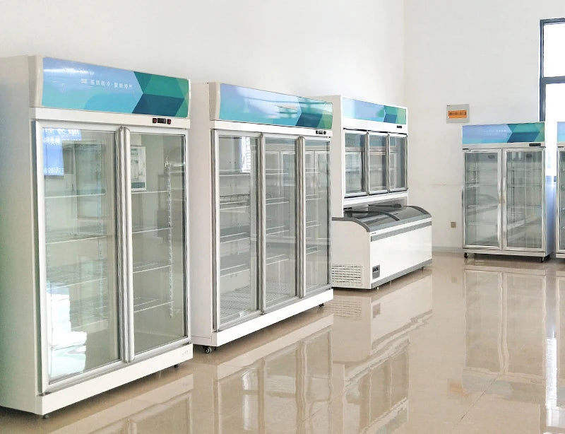 3 Glass Door Cold Drink Commercial Beverage Cooler Fridge for Supermarket