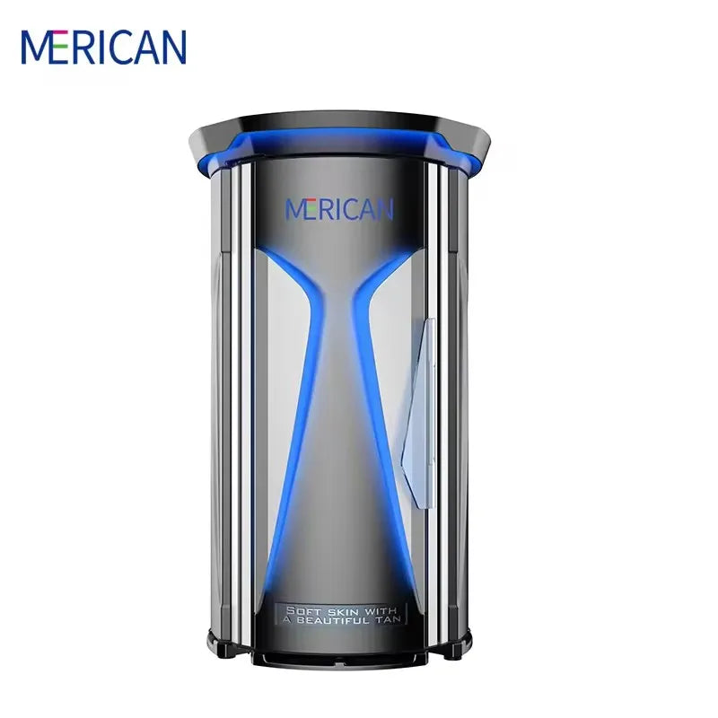 2025 Blue Led Tanning Bed Infrared Spa Capsule Slimming Machine UV Light Lamp Home Tanning Bed UVB Blue LED Light Spa Machine