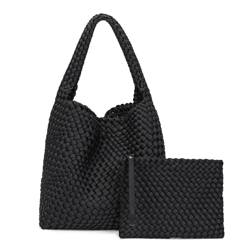 New Arrival Luxury Handbags for Women Large Capacity Woven Neoprene Designer Women's  Shoulder Bag Fashion Ladies Purse