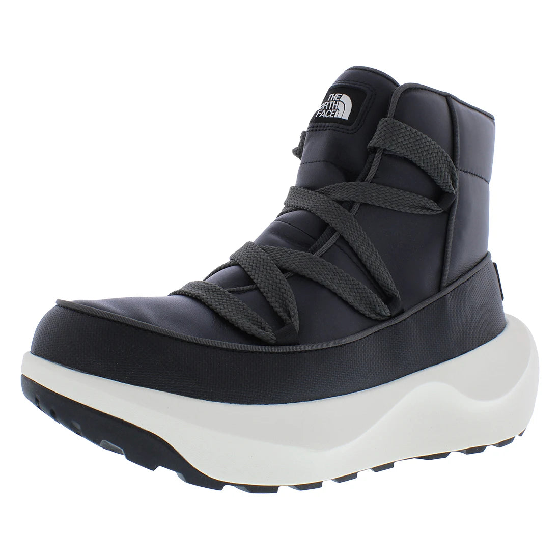 North Face Halseigh Thermoball Lace WP Womens Shoes Color Black/Asphalt Grey | 100% Authentic | Model MSS-NF0A817MKT0 | Made