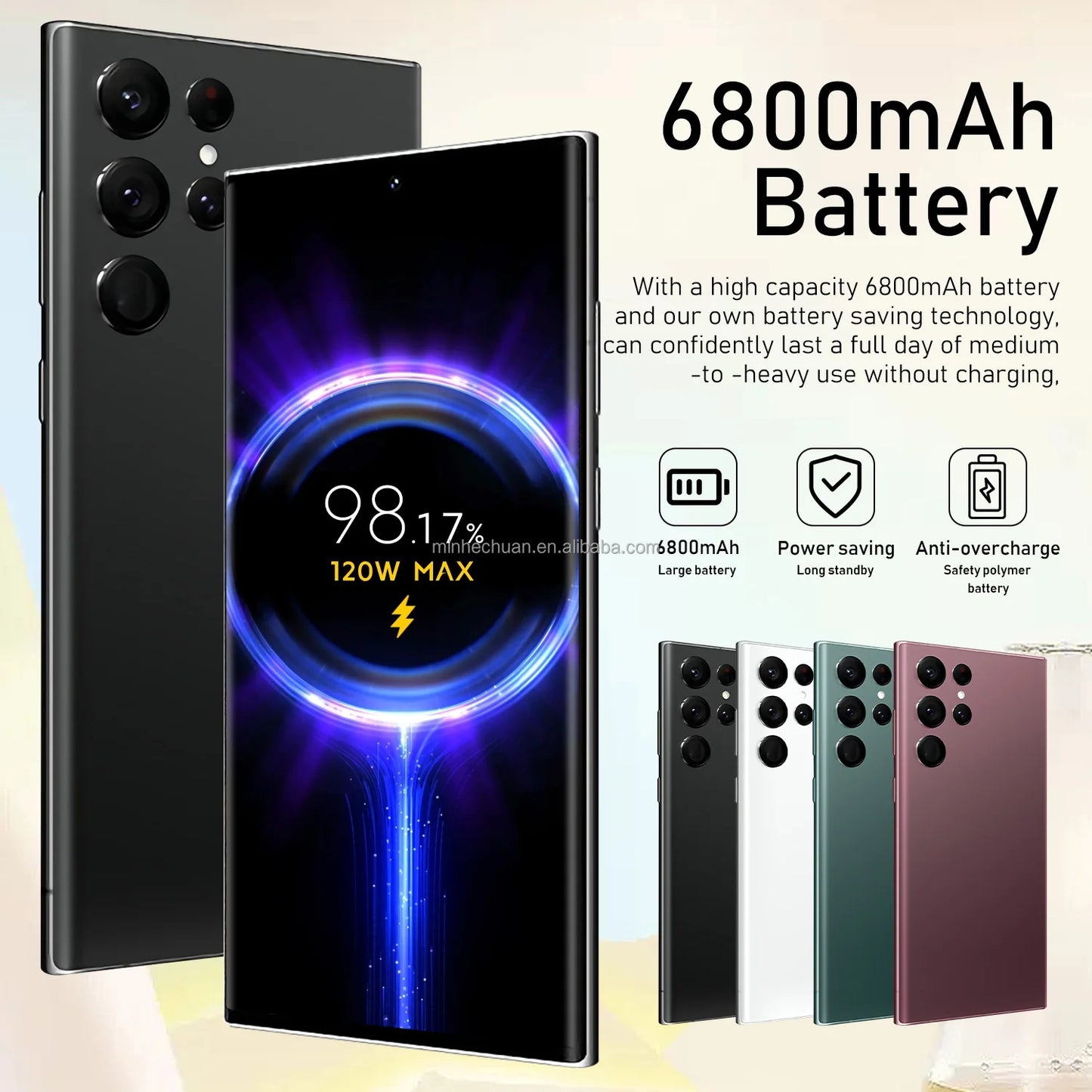 Cellphone Original S23 Ultra 16GB+1TB Smartphone 7inch Unlocked Dual Card 5G Phones Android 13.0 Mobile Phones