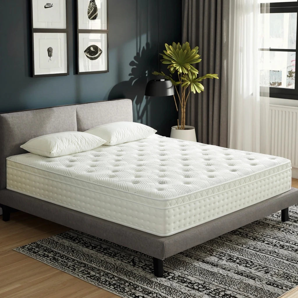 135*190*24/135*200*24CM Fabric Mattress Roll Pocket Coil Spring Mattress Full Size Bed Mattresses Bedroom Matelas Home Furniture