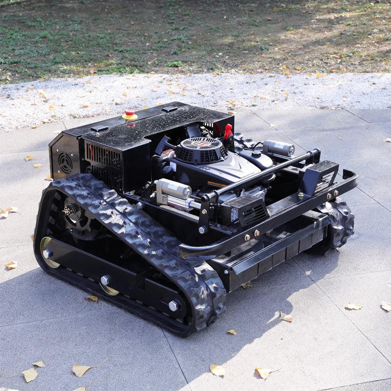 Direct-from-warehouse Remote-controlled Lawn Mower with Zero-turn Gasoline Engine for Home and Commercial of Garden Lawns.