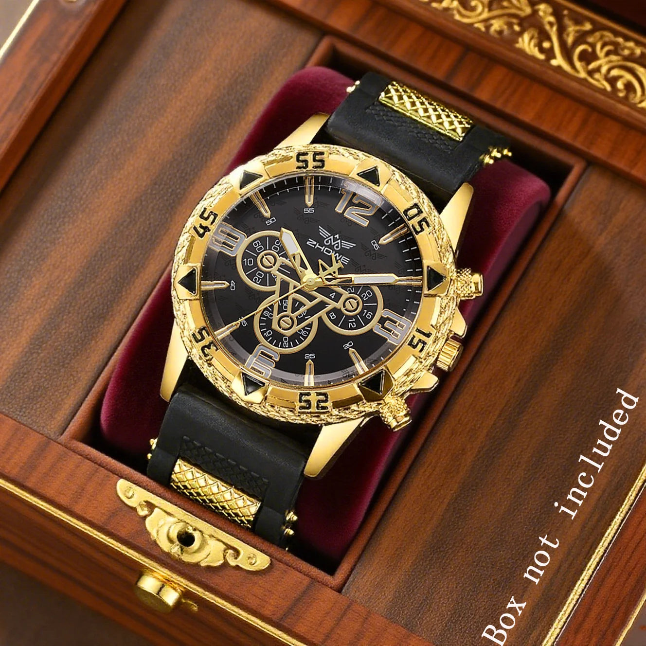 Luxury Business Men Watch Silicone Strap Quartz WristWatch Male Calendar Clock Reloj Hombre