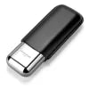 Stainless Steel Cigar Case Anti-pressure Portable Travel Leather Cigar Humidor Box
