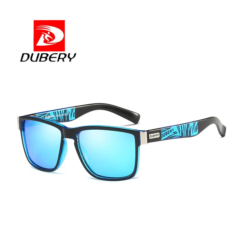 DUBERY Brand D518 Classic Sports Polarized Sun Glasses Men Women Wholesale Custom logo Square Lens SunGlasses