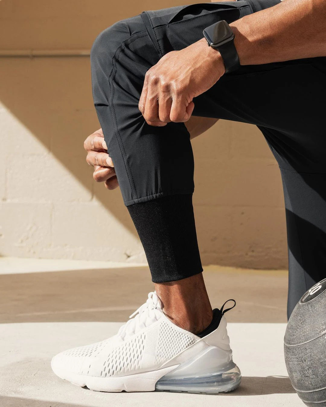 PASUXI Optional Wholesale Plus Size Cotton Solid Color Summer Jersey Gym Wear Men Jogging Tracksuit Pants
