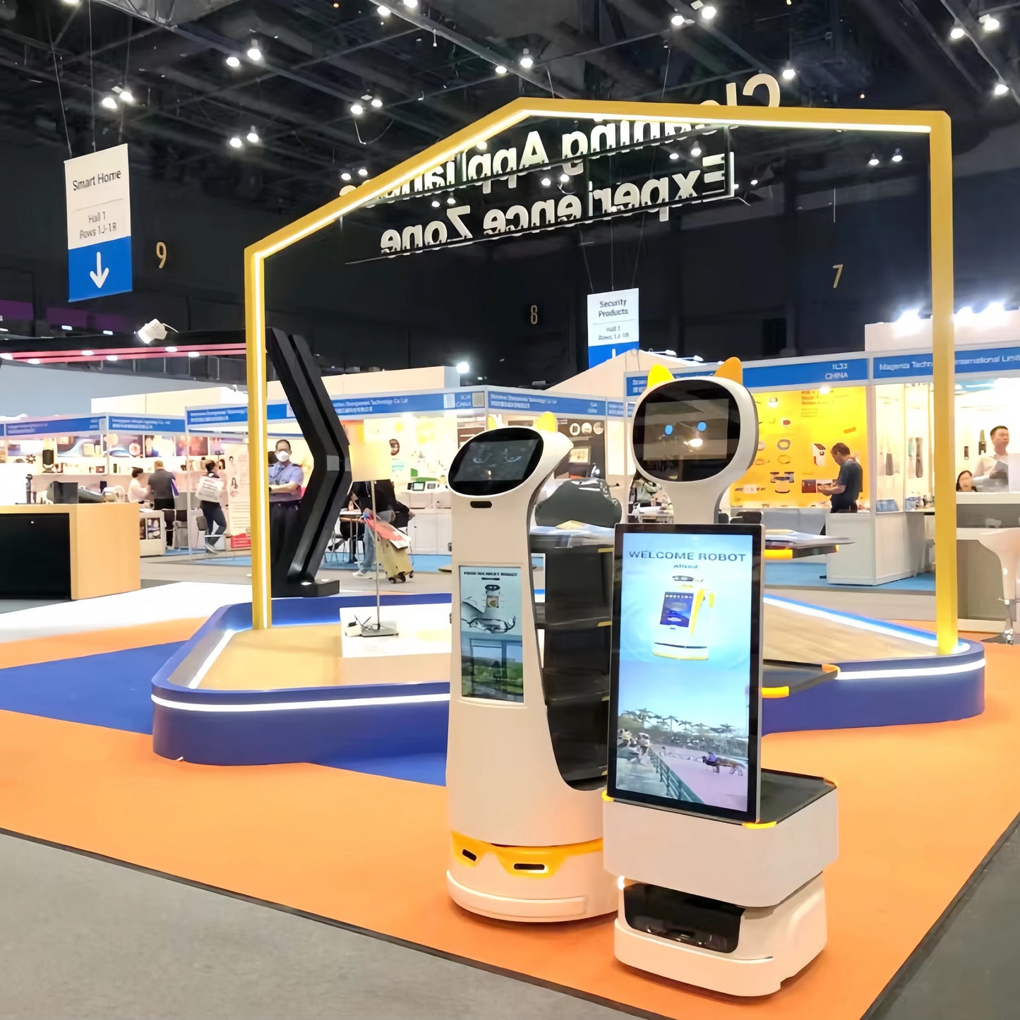 silicone service robot Customized Route Delivery Robot Fully Automatic Remote Control Intelligent Service Robot