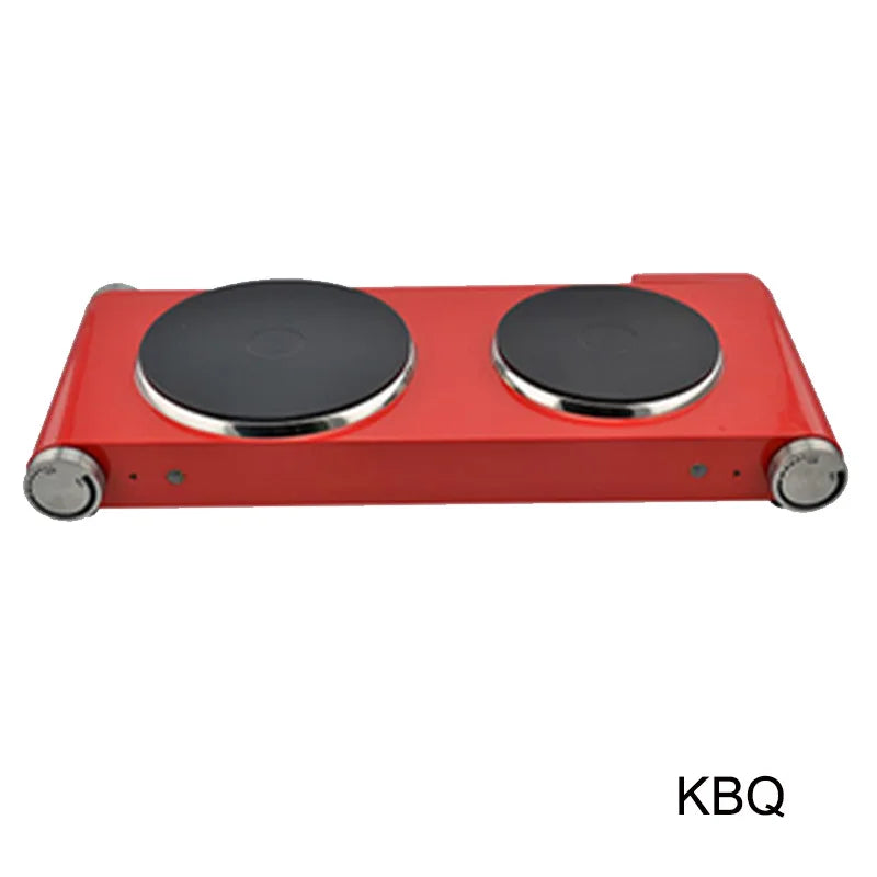 Double Burners Electric Hot Plate for Cooking Portable 2500w Easy to Clean Kitchen Stove