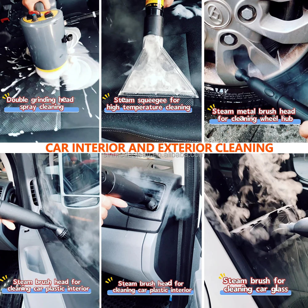 SINMEDA EB400S Electric 3300W High Pressure Steam Cleaner Car Wash Centers Plastic Carpet Cleaning Machine Deep Clean Extractor