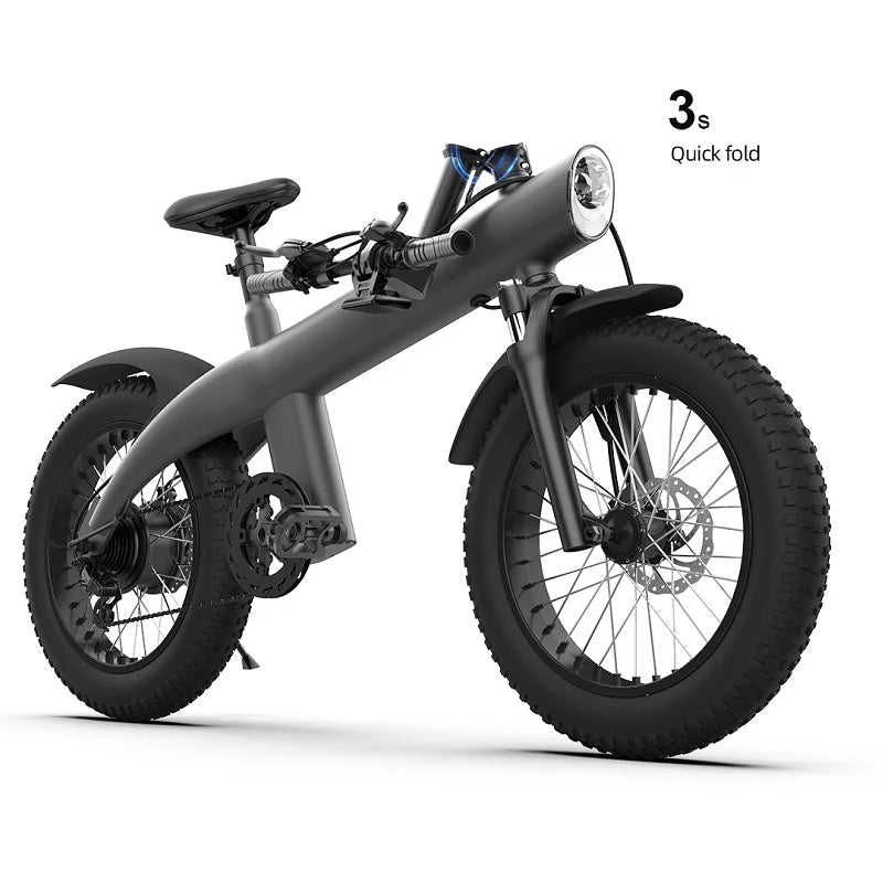 2025 NEW Q3 E-bicycle Bikes Mountain E-bike 20inch Fat Tire Fatbike 750w Ebike Bicycle Electrica Electric City Bike for Sale