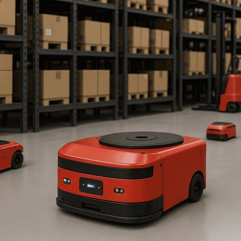 agv kit  AGV Automatic Guide Vehicle 1T Electric Forklift - Smart Top Lifting and Handling Robot for Warehouse
