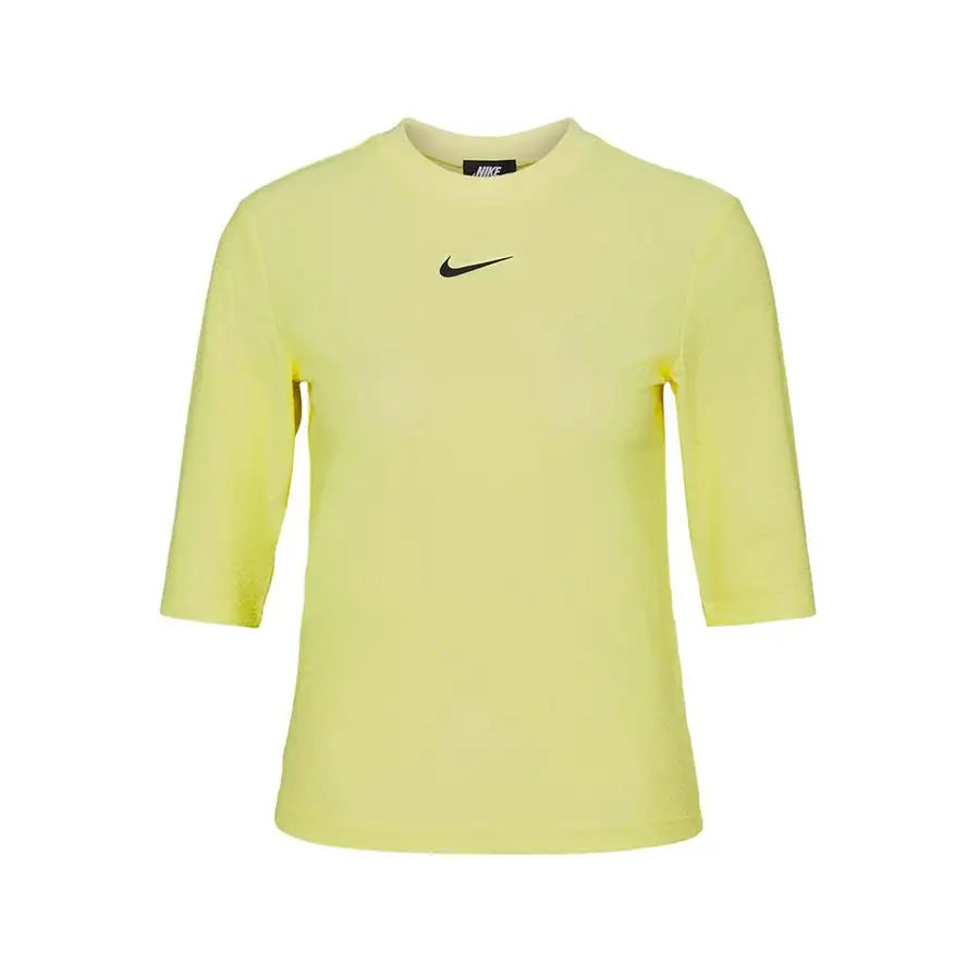 Icon Clash Tee Women Sunflower Yellow Active Size S Autumn Season Spandex Custom Printed Jogging Vietnam Made Model for