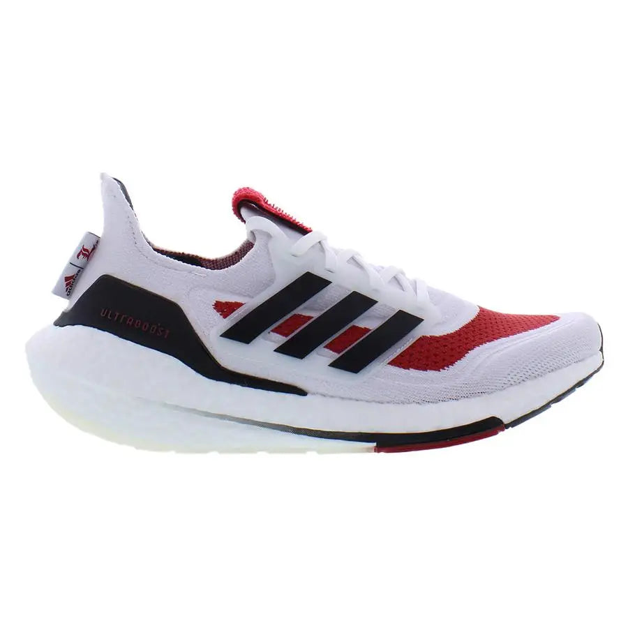 For Ultraboost 21 GY0427 Unisex Fitness Sneakers Vietnam Genuine Material Color White/Red/Black EVA Insole-100% Authentic
