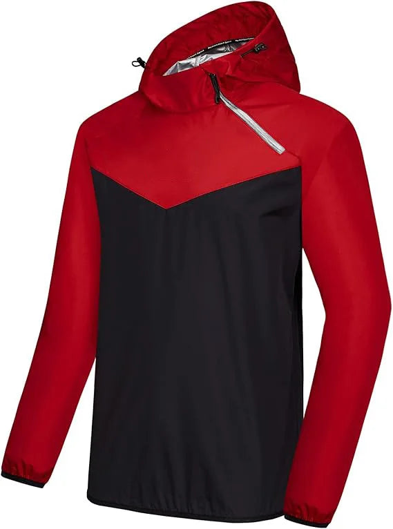 Hot Selling Men's Sauna Suit Body Shaping Fat-burning Muscle Training Sweat-sweating Suit Set for Sports and Fitness