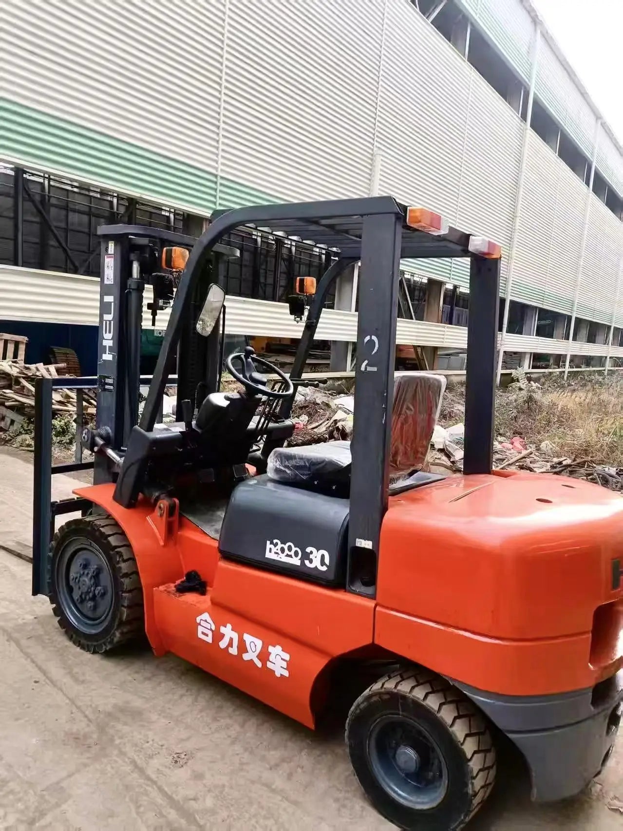 Pre-owned Second-Hand Forklift Heli 3ton Diesel Forklift in Good Condition Use Cost-Effective EAC PVoC CE SASO Certified