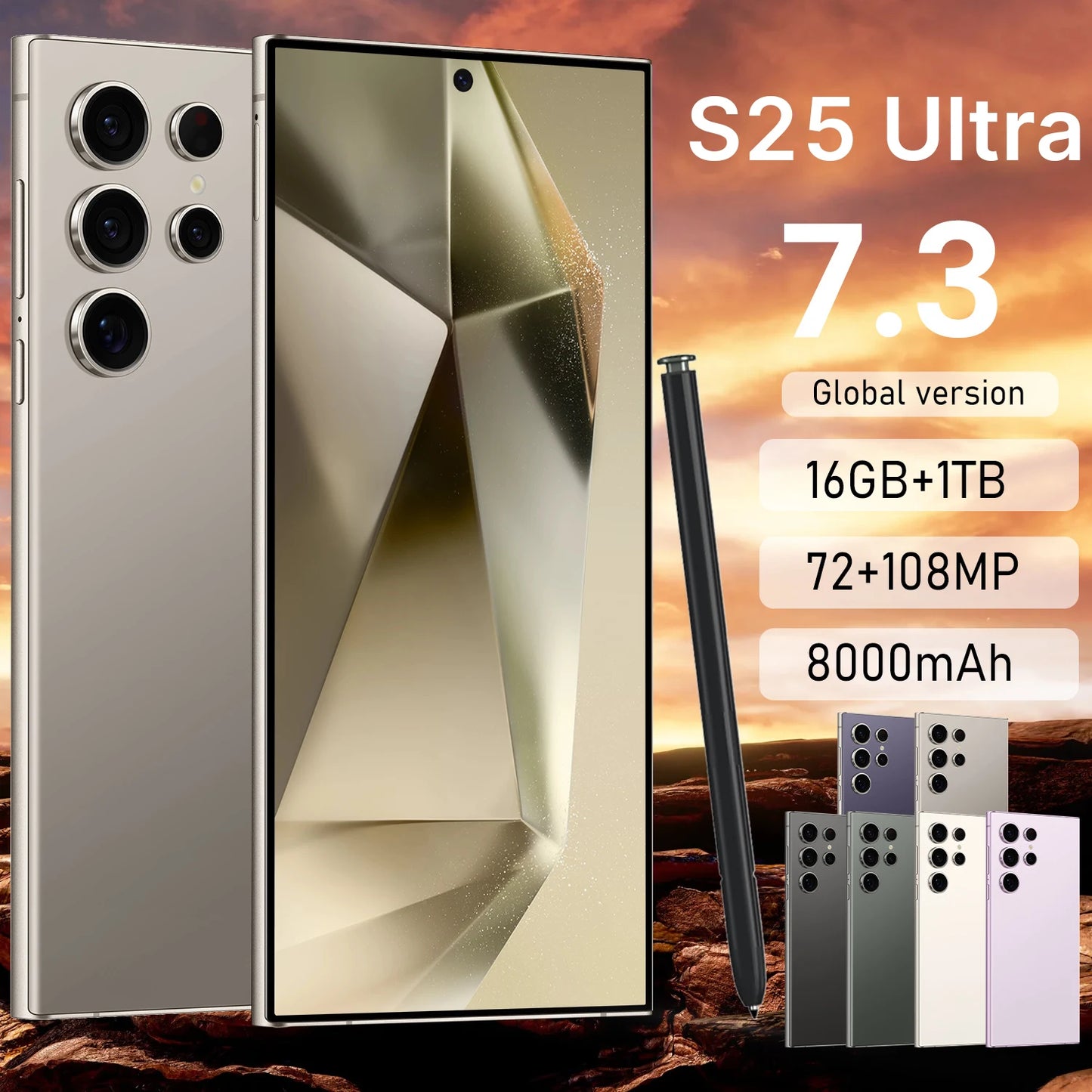 Wholesale Original S25 ULTRA Celular Android Smartphone 5g 1TB Mobile Phone for S25ULTRA