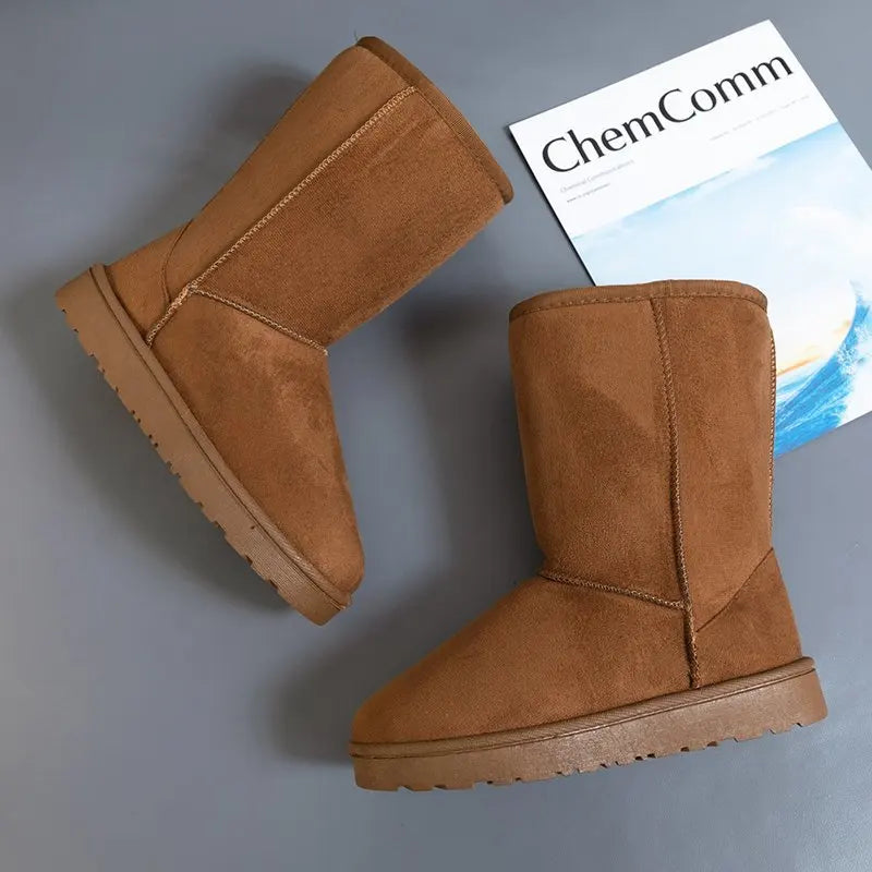 Women's Shoes 2021 Winter New Women Snow Boots Ladies High Quality Warm Australia Boots Set Foot Boots for Women Botas Mujer