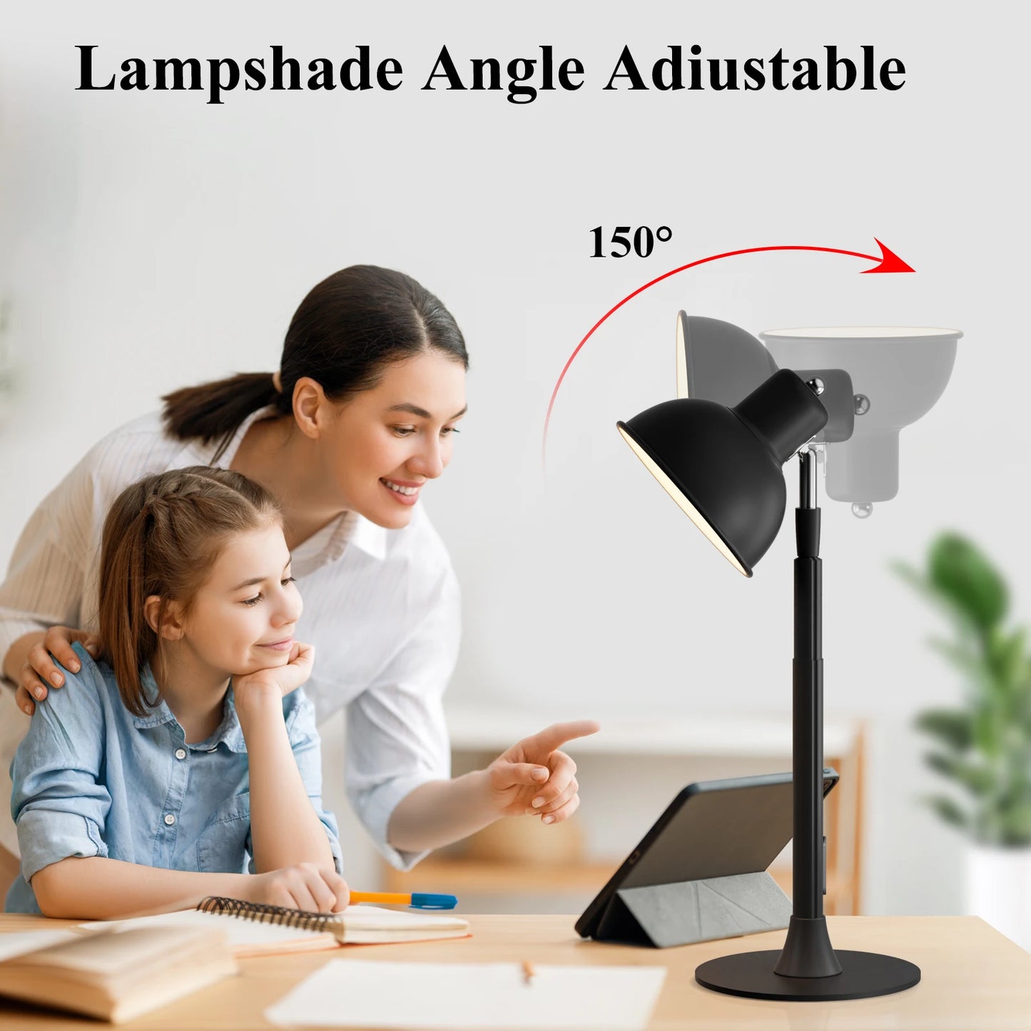 Modern USB Reading Desk Lamp Height Adjustable Study Floor Lamp Bedroom Night Lights Home Décor Hotel Bedside Led Table Lamp