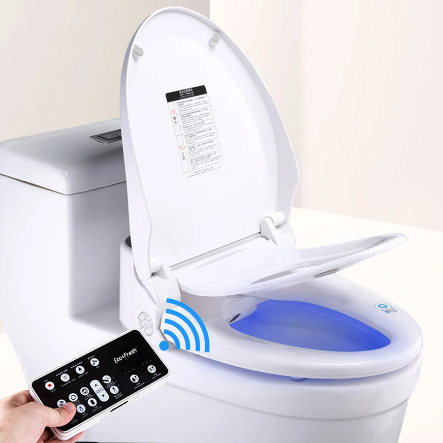 EcoFresh Smart toilet seat  Electric Bidet cover intelligent bidet heat clean dry Massage care for child woman the old
