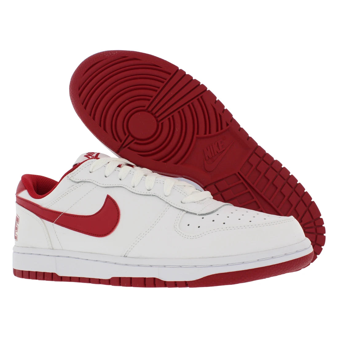 For Big Low Mens Shoes Color White/Gym Red 100% Authentic Model MSS-355152150