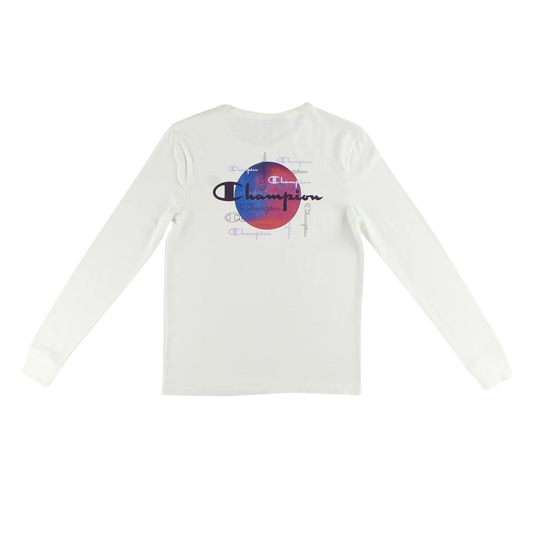 Champion Life Boyfriend Back Hit Long-Sleeve Womens Active Shirts & Tees Color: White | 100% Authentic