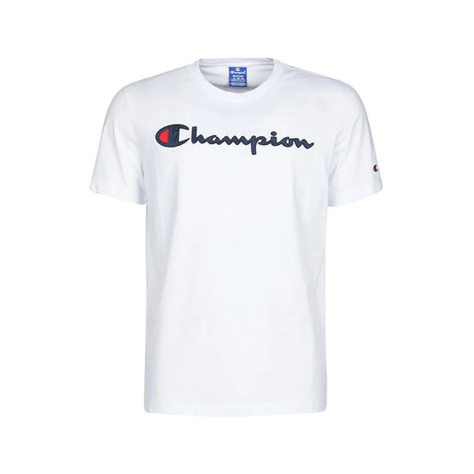 For Script SS Boys Active Shirts & Tees Size S Color White/Navy Model MSS-8479CBWHITE