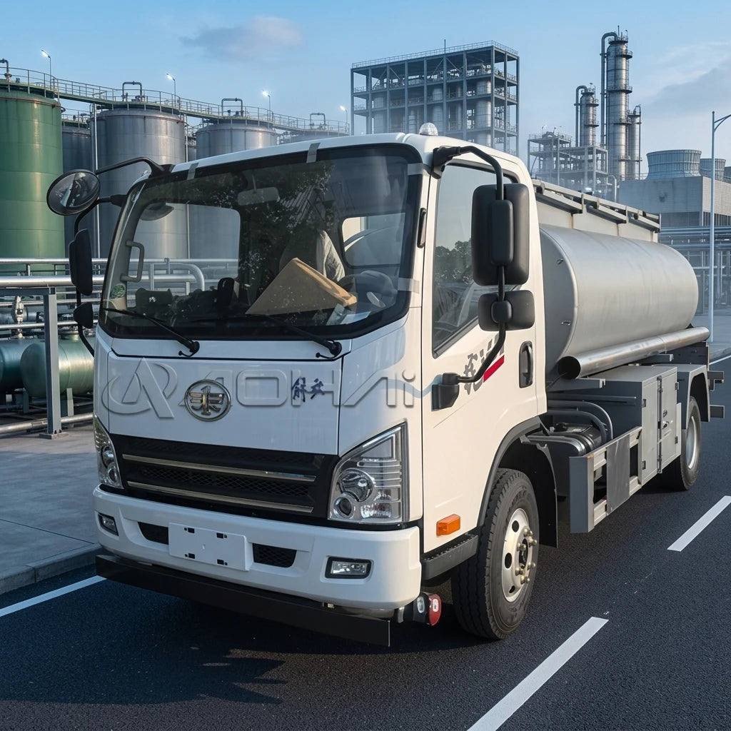 New FAW Fuel Tanker Truck 4x2 RHD/LHD 10000 Liters Filling Meter Genre Fuelling Vehicle