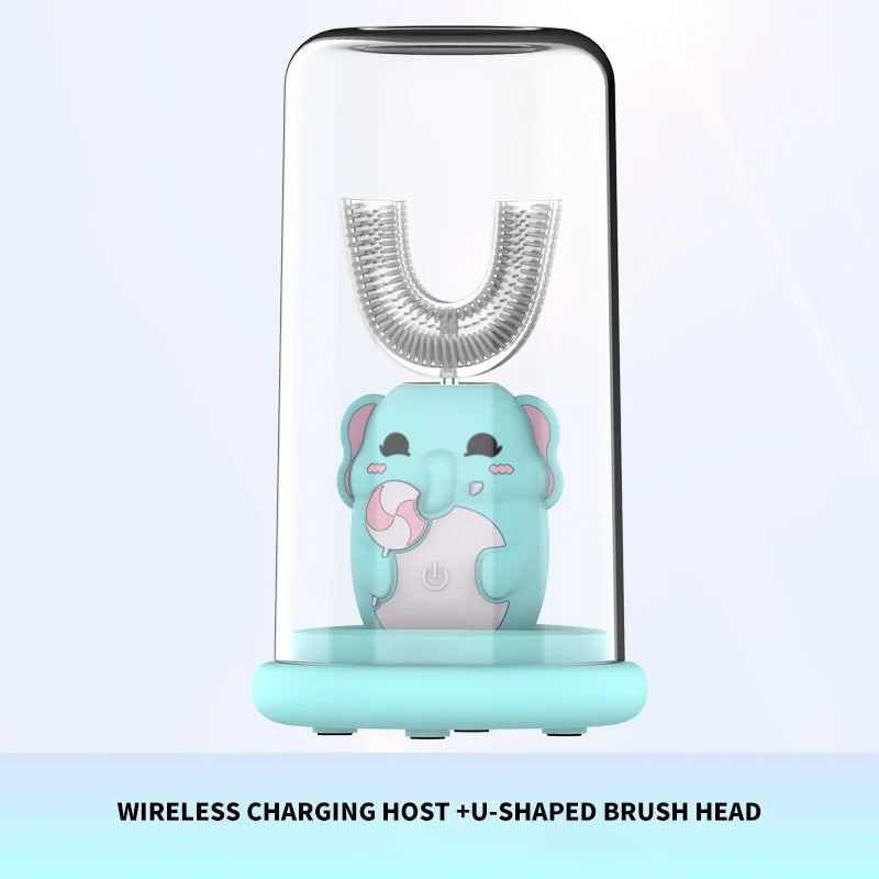 Quality Fashion Custom Girl Pink Cartoon Rechargeable Power Child Electric Children Toothbrush 2021