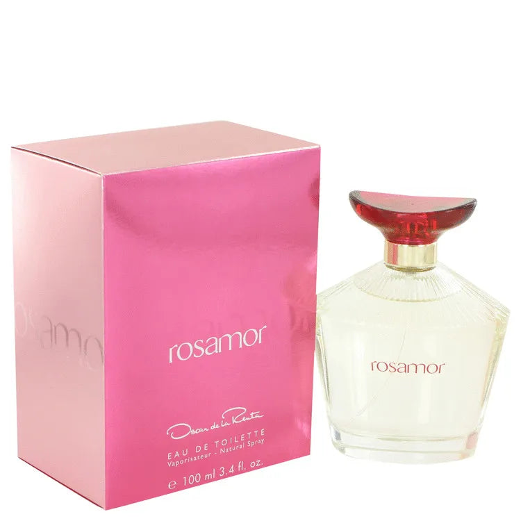 UD2 Rosamor Oscar De La Renta 3.4 oz Eau De Toilette Spray for Women High Quality Plastic Gift Boxed Rose Fragrance Perfume