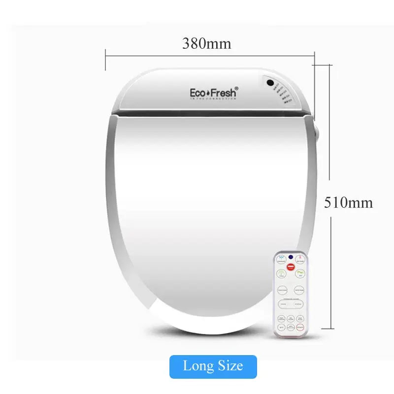 EcoFresh Smart toilet seat  Electric Bidet cover intelligent bidet heat clean dry Massage care for child woman the old