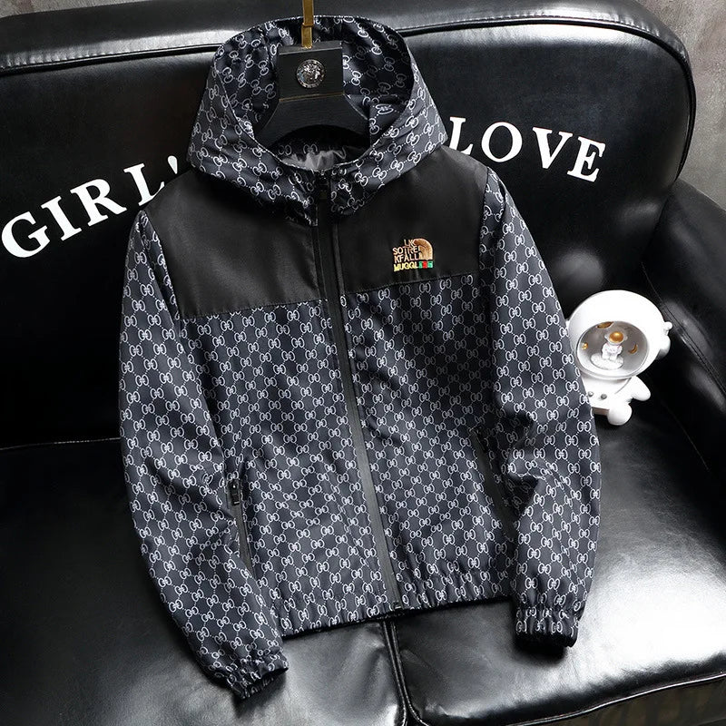 Men's Fashion Clothes Casual Jacket Hooded Coat Autumn Streetwear Jacket for Men