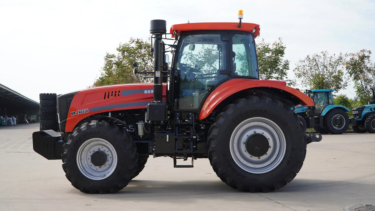 KAT 240hp 4WD Agricultural Tractors KR2404EX Farm Big Garden Tractor Gear Drive High Productivity