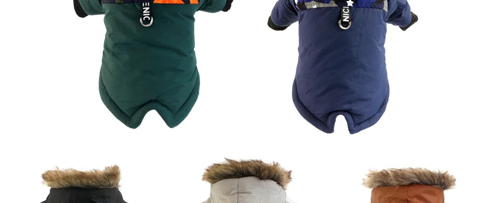 Winter Pet Dog Clothes Warm For Small Dogs Pets Puppy Costume French Bulldog Outfit Coat Waterproof Jacket Chihuahua Clothing