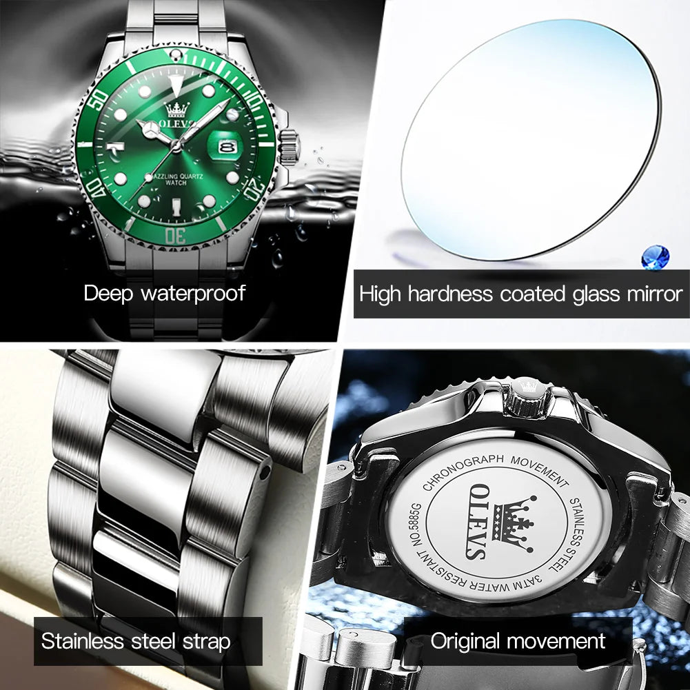 OLEVS 9945 Trending Women Quartz Watches Waterproof 30m Ladies Watch Fashion Design Girls Watches