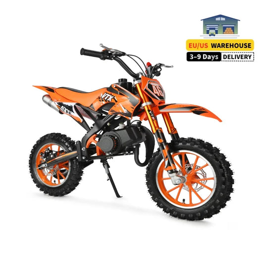 Hot Selling 49Cc Two-Stroke Small Pull Start Pit Bike Gasoline Motocross High Power Dirt Bike