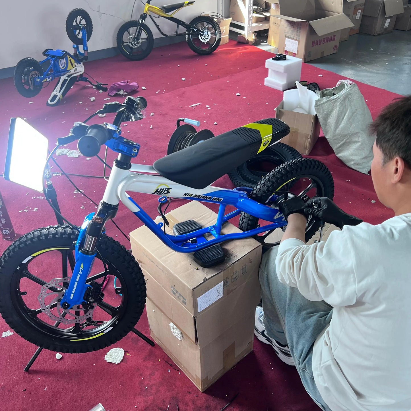 OWAYEBIKE Kids Electric Bike 12&16 Inch  US Stock Safe Brakes for 412 Years Old