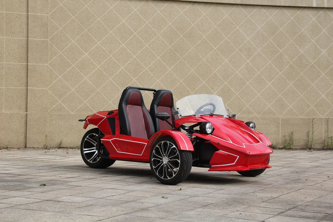 Zhenhua 350CC Adult ZTR Tricycle Roadster ATV 1000W 4-stroke Engine Manual/Automatic Shaft Drive Gas/Electric Equipped