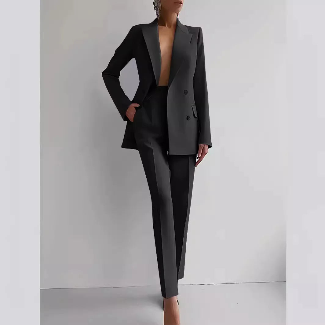 Latest Desgin Business Suits for Women Slim Blazer and Pants Set for Women Formal Suit Ladies Suits Office Wear