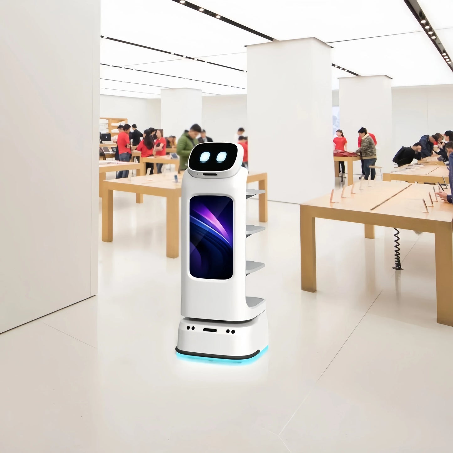robotic server Long Service Life Robot Hotel Delivery