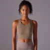 Fixed Cup All-In-One Push up High Support Shockproof High Intensity Exercise Slim Beautiful Back Tank Tops for Women