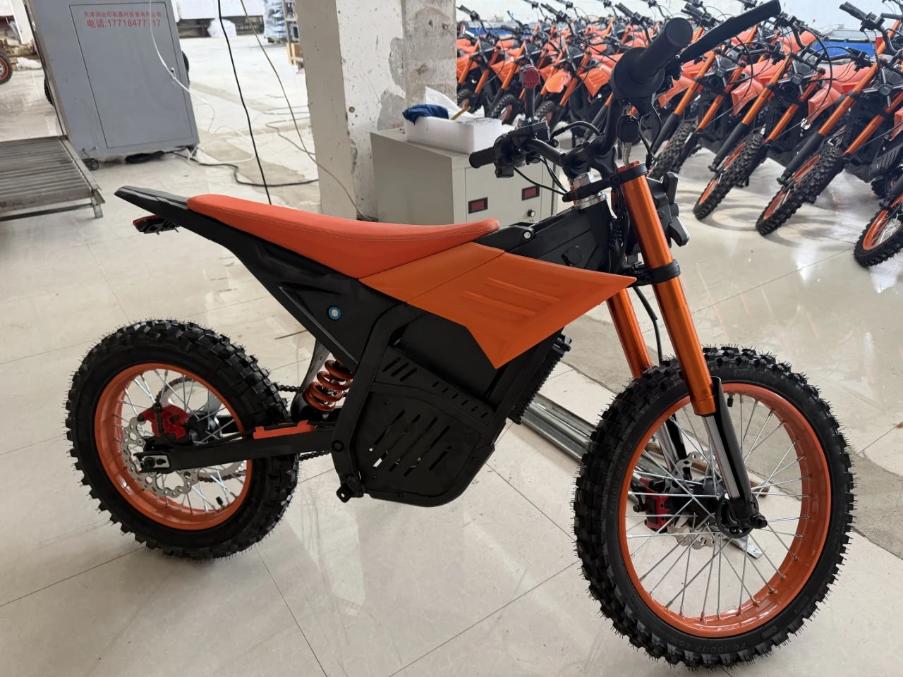 19 Inch Large Tire Electric Motorcycle High Performance Hydraulic Disc Brake Adult Off-road Dirt Bike Wholesale Fast Delivery