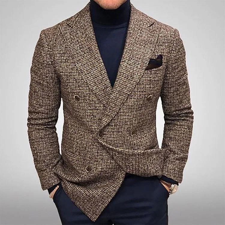 New Blazers for Men Brand Jacket Fashion Slim Casual Coats Handsome Male Business Jackets Suits Striped Men's Blazers Tops