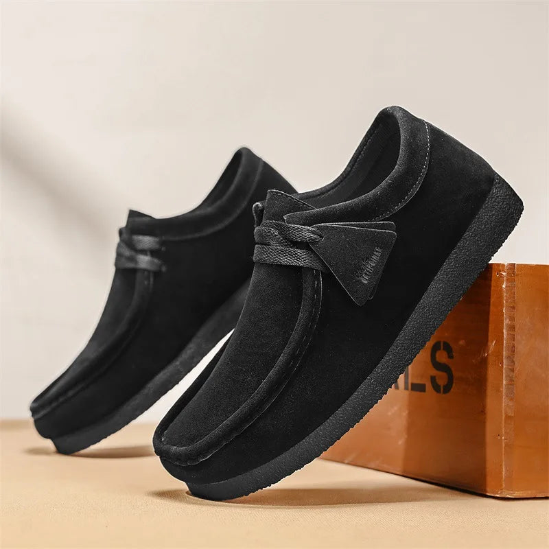 Men's Trendy British Casual Sports Flat Comfortable Shoes Soft Sole Casual Shoes for Men