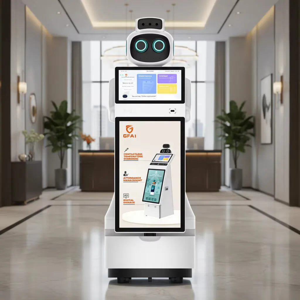 realistic service robot Service Robot With Elevator Control and Voice Interaction for Automated Guest Delivery in Hotels Resorts