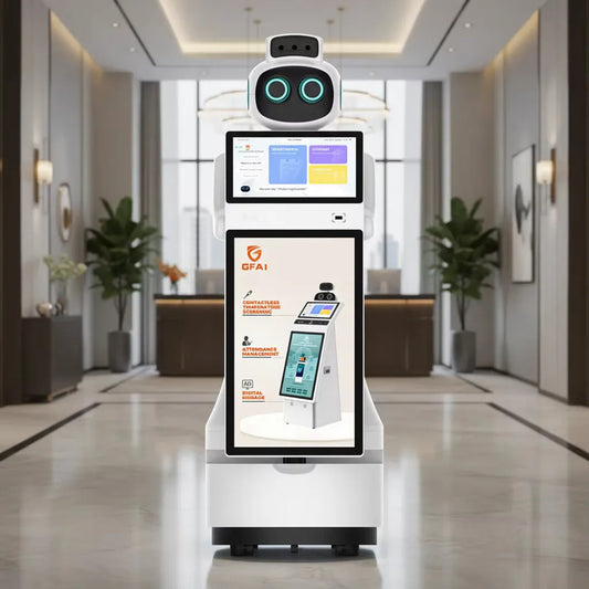 realistic service robot Service Robot With Elevator Control and Voice Interaction for Automated Guest Delivery in Hotels Resorts