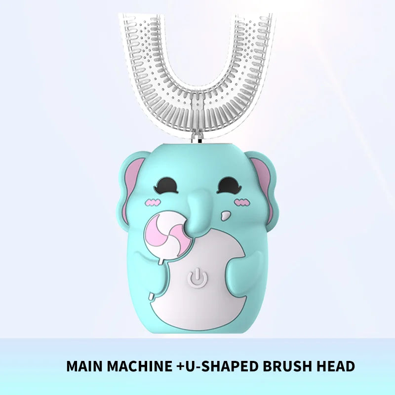 Quality Fashion Custom Girl Pink Cartoon Rechargeable Power Child Electric Children Toothbrush 2021